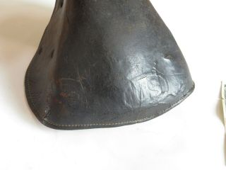 Vintage U.  S.  Military Horse Saddle Stirrup Cover Leather Antique Cavalry 4