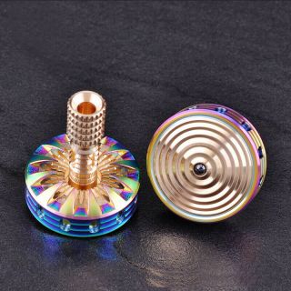 Professional Spinning Top Creative Brass Ceramic Bead Precision Toy Gift