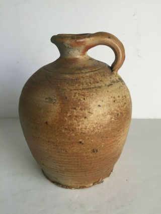 Antiq Rustic Alsace Provence Country French Ceramic Stoneware Jug Salt Glaze 8 