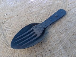. Wwi German Spork Spoon Fork Relic From Christmas Battles