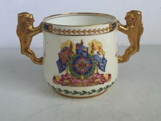 4 " Paragon China Edward Viii King Emperor 1937 Coronation Loving Cup Mug