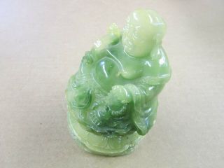 Green jade stone Buddah statue 2