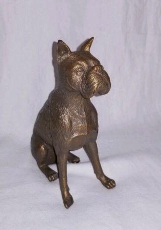 Vintage German Shepherd Dog Great Dane Brass? Bronze 6 