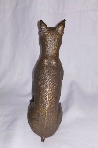 Vintage German Shepherd Dog Great Dane Brass? Bronze 6 