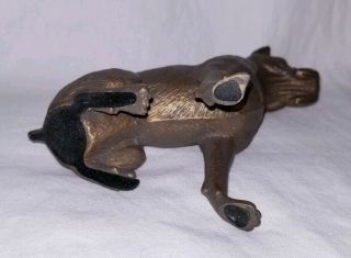 Vintage German Shepherd Dog Great Dane Brass? Bronze 6 