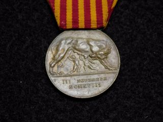 Italian Kingdom WWI Roman Soldiers Commemorative Medal 1918 2