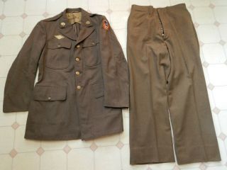 Wwii / Ww2 U.  S.  Army Air Force,  Enlisted Soldier’s Wool Uniform,  Size 42 Long