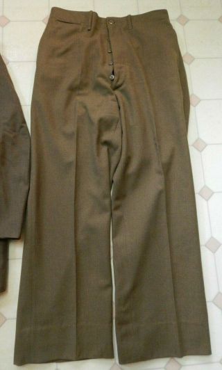 WWII / WW2 U.  S.  Army Air Force,  Enlisted Soldier’s Wool Uniform,  Size 42 Long 3