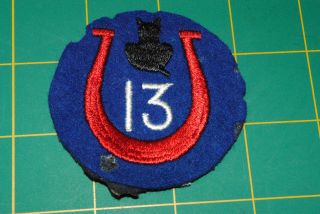 Ww1 Us Army 13th Infantry Division Patch Wool Patch 12 - 091