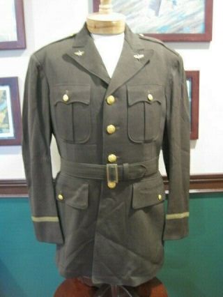 Rare Us Air Corps Air Force Officer Jacket Tunic With 1947 Transitional Buttons