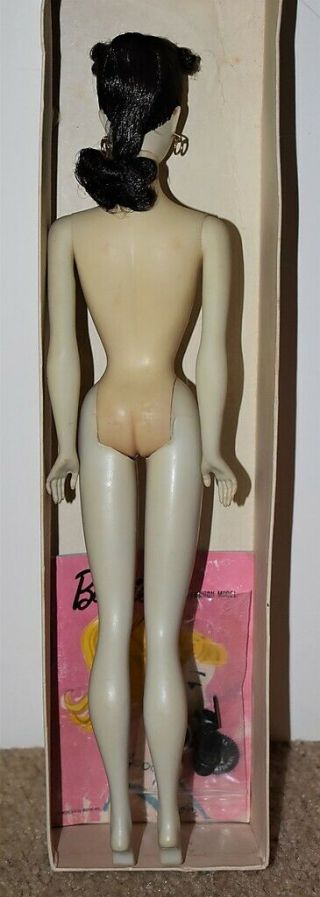 Vintage Ponytail Barbie 3 Pale Ivory,  Brown Eyeshadow,  Boxed Japan on foot 11