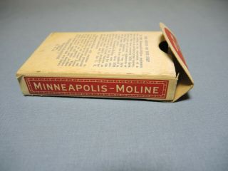 Vintage 1940 ' s Minneapolis Moline Jeep Military Playing Deck,  Cards Still 5