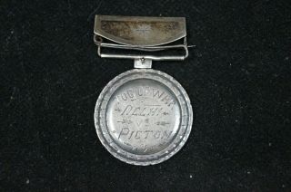 Victorian Canadian Tug Of War Silver Medal Delhi Vs Picton W J Jamison 1892