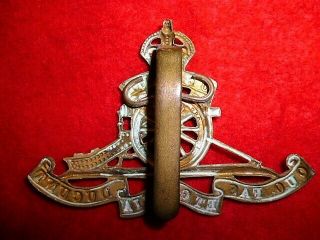 The Royal (Field) Artillery KC Brass Cap Badge,  WW1 / WW2 2