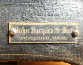 Rare Tabletop John Jacques Board Shear Vintage Antique Bookbinding 3