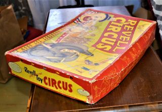 VTG 1950s Revell Circus Set Incomplete 5