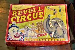 VTG 1950s Revell Circus Set Incomplete 7