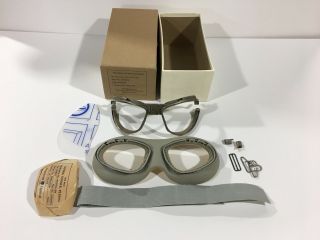 Chas Fischer Kit,  Amber Ww2 An 6530 Goggles Kit,  You Assemble.  Cycle