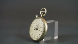 WWII German Artillery U - Boat Torpedo count Junghans 29A/II Stopwatch Split Time 5