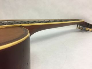 Vintage 1900 ' s Lyon & Healy Washburn Parlor Acoustic Guitar Natural Finish Inlay 6