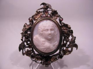 Antique Museum Quality Hardstone Cameo Of Psyche