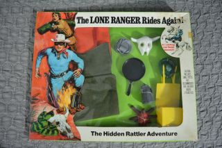 The Hidden Rattler Adventure Hubley Lone Ranger Rides Again 23633 1973 Rare