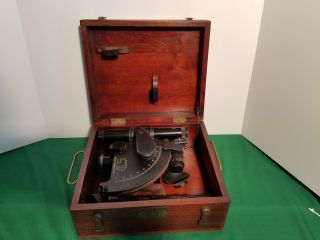 U.  S.  Navy Ball Recording Sextant Mark1 Mod O 1944 Merganthaler Linotype