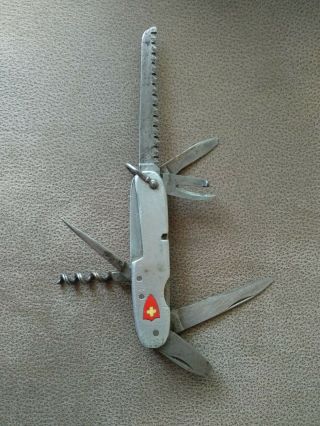 Antique Wenger Swiss Army Multi Tool Knife