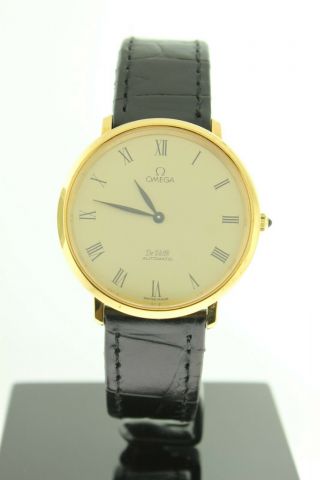 Omega Deville Automatic Gold Roman Dial 36mm 151.  0039