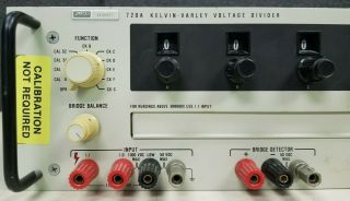 Fluke 720A Kelvin Varley Voltage Divider V - 5 2