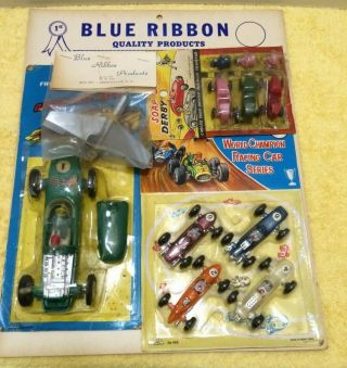 Vintage Dime Store Toys Friction Motor Grand Prix Soap Box Derby
