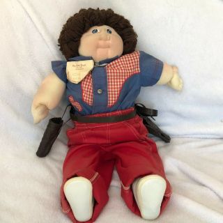 1979 Xavier Roberts Hand - Signed Little People Soft Sculpture Cabbage Patch Rare