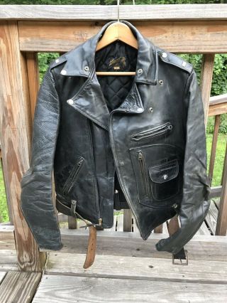 Authentic Vintage 50’s Buco Horsehide Leather Motorcycle Jacket Size 40