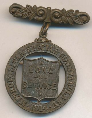 Great Britain - Metropolitan Special Constabulary Long Service Medal (bs018)