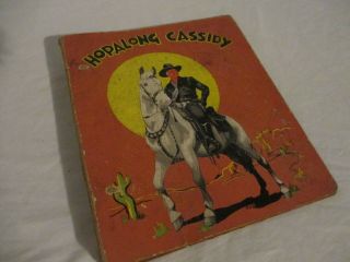 Vintage Hopalong Cassidy 2 Ring Binder - " Hoppy " Ringbinder