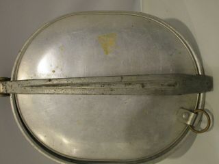 Vintage Us Army Gi Soldier Wwi Mess Kit Pan L F & C 1918 Camping Travel Canteen