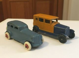 Antique 1930 ' s Tootsie Toy Oldsmobile Slush Metal Cars U.  S.  A. ,  Beauties 5