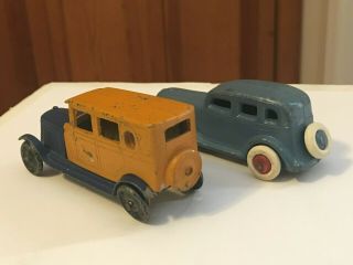 Antique 1930 ' s Tootsie Toy Oldsmobile Slush Metal Cars U.  S.  A. ,  Beauties 8