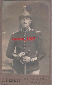 World War I Photograph French Soldier Of 22e Régiment De Cuirassier
