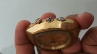 VINTAGE OMEGA JEDI SEAMASTER CHRONOGRAPH GOLD TONE CAL 1040 FOR RESTORATION 3