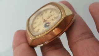 VINTAGE OMEGA JEDI SEAMASTER CHRONOGRAPH GOLD TONE CAL 1040 FOR RESTORATION 4