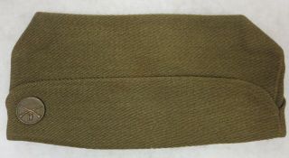 Ww1 Us Army Aef Overseas Cap With Infantry Company H Collar Disk