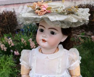 Massive 34 Inch Antique German Bisque Handwerck 79 Doll Large Child Size c.  1900 4