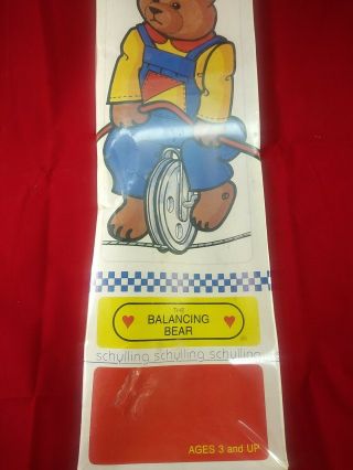 Ernest The Balancing Bear Vintage Toy Schylling Stilled in the Box 2