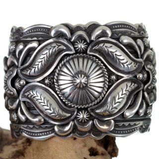 Navajo Bracelet Cuff Sterling Silver 