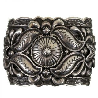 Navajo Bracelet Cuff Sterling Silver 