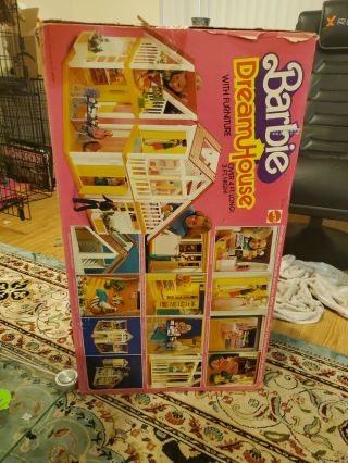 Vintage 1978 Barbie Dream House With Furniture, 4