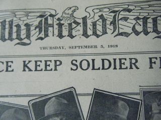 Kelly Field Eagle Newspaper December 5,  1918 Texas 3