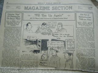 Kelly Field Eagle Newspaper December 5,  1918 Texas 8