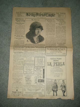 Kelly Field Eagle Newspaper September 19,  1918 Texas